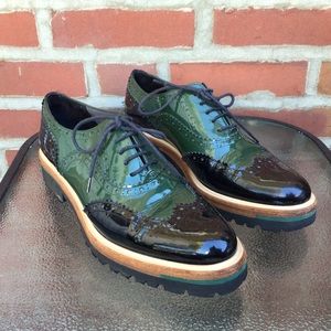 Stephane Kelian patent leather shoes size 38.5